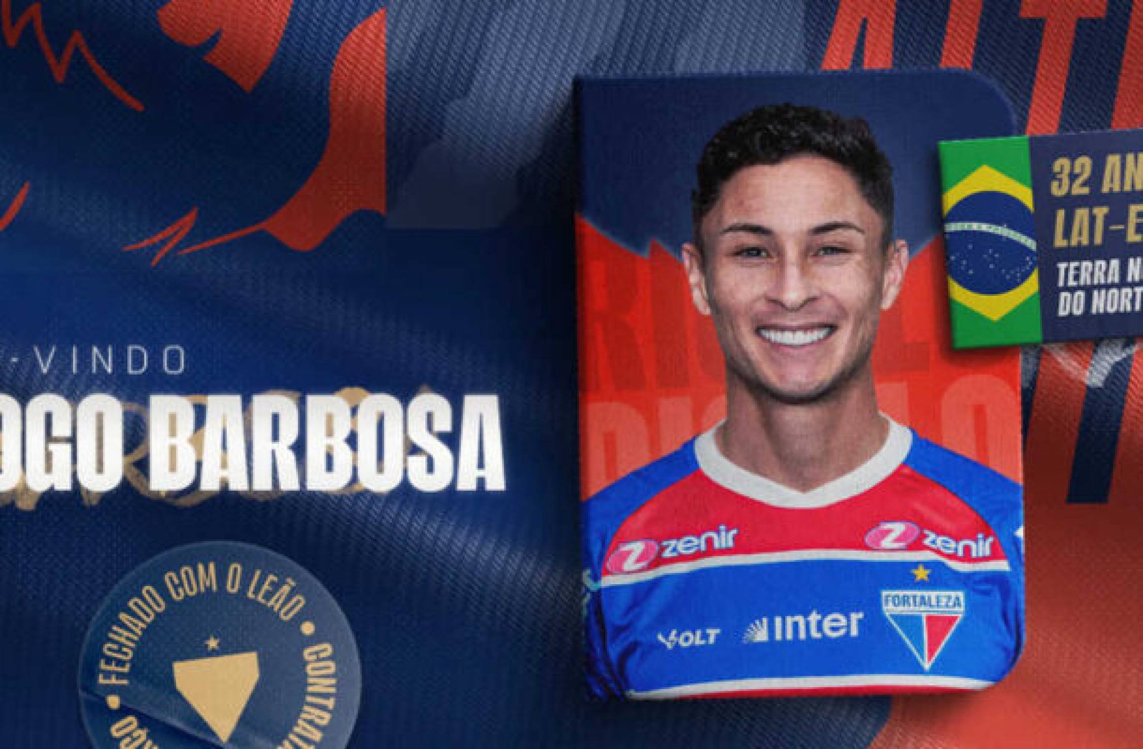 Diogo Barbosa deixa o Flu e acerta com o Fortaleza