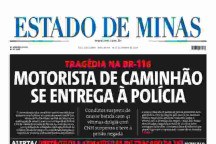 Capa impressa do Estado de Minas de 24/12/2024