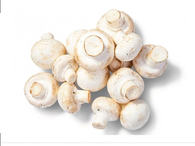 Champignon: é um cogumelo comestível que possui polissacarídeos (antioxidante e estimulante imunológico), rico em niacina, uma vitamina do complexo B, além de vitaminas B5 e B12, fósforo, cálcio e fibras. 