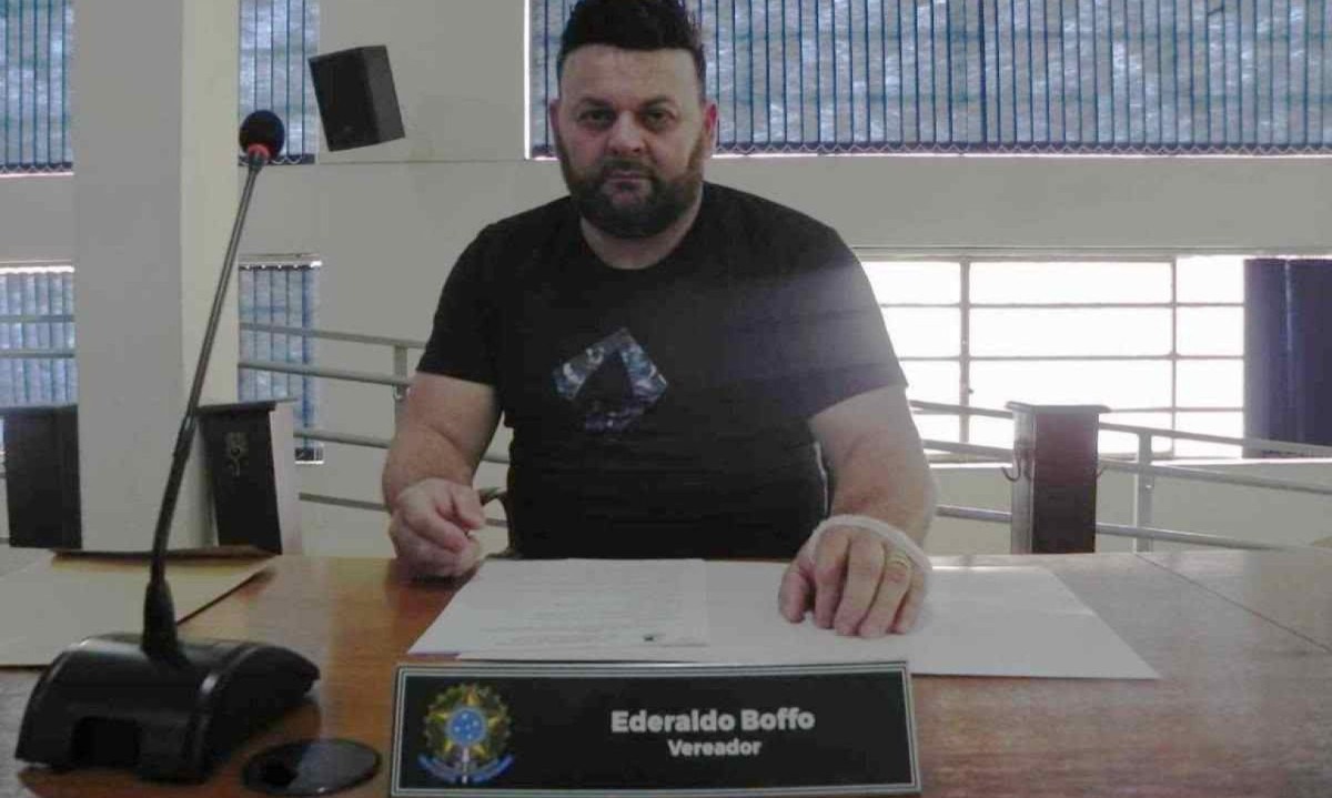 Ederaldo Boffo iniciaria o terceiro mandato como vereador  -  (crédito: Câmara Municipal de Vespasiano/Divulgação)