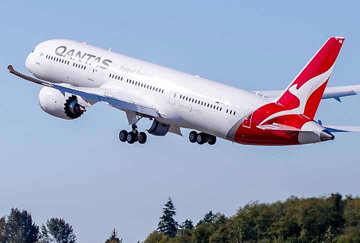 4º lugar: de Perth, na Austrália, para Londres, na Inglaterra - O voo do Boeing 787-9 Dreamliner da Qantas percorre 14.499  quilômetros em 17 horas e 45 minutos.

