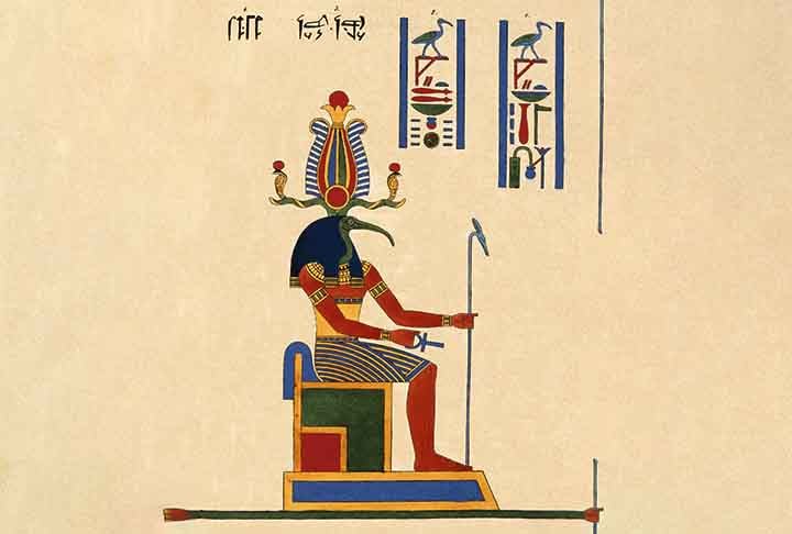 Thoth (Mitologia Egípcia) - Deus  da sabedoria, magia, escrita e conhecimento. Embora seja mais um deus do que um mago, é frequentemente retratado como uma figura que detém e ensina  mistérios e práticas mágicas. Os sacerdotes egípcios que praticavam magia e alquimia muitas vezes se inspiravam em Thoth, associado ao conhecimento dos mistérios do universo.