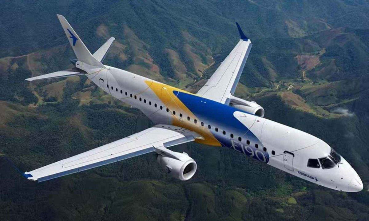 Queda de avião da Embraer mata pelo menos 38 mortos no Cazaquistão -  (crédito: Divulgação/Embraer)