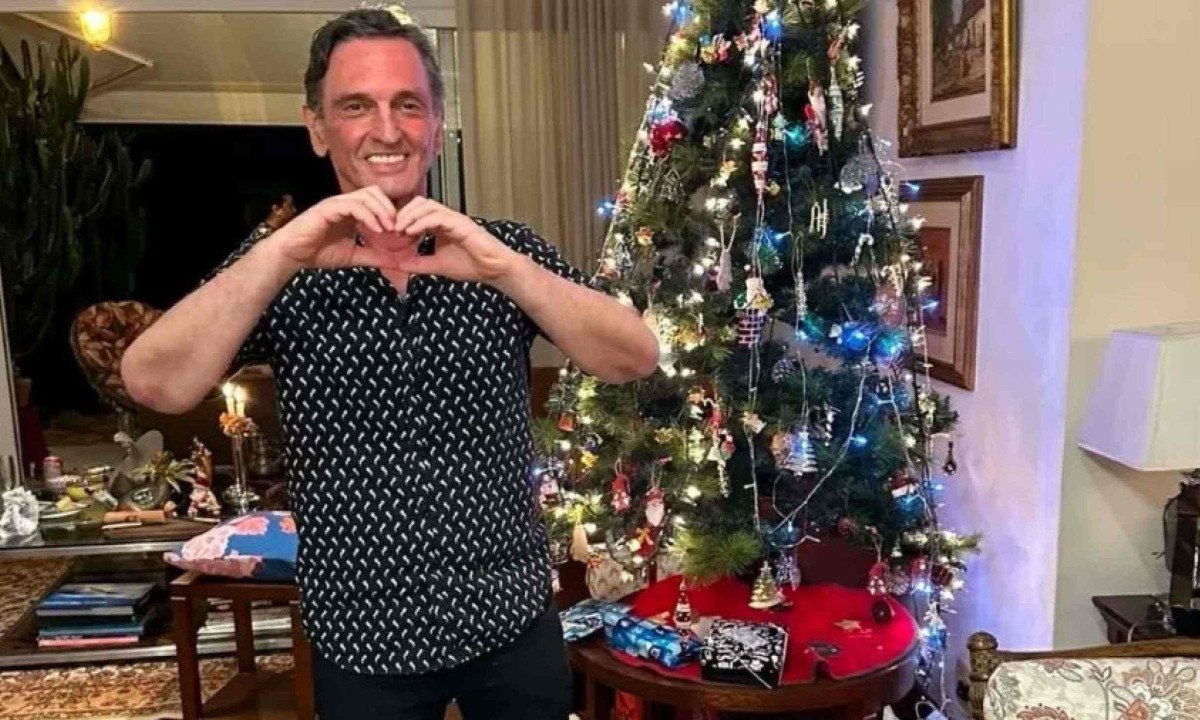 Paulo Miklos postou em suas redes sociais a sua volta para casa e uma mensagem de Natal para os fãs -  (crédito: Instagram/Reprodução)