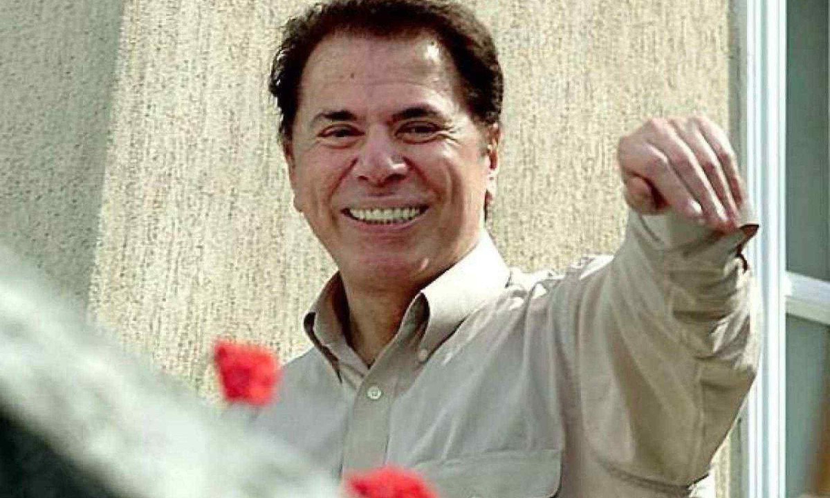 Apresentador Silvio Santos em foto de 2001 -  (crédito: Mauricio Lima/AFP)