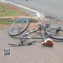 Homem morre em acidente com caminhão e bicicleta em rodovia estadual - PMRv/Divulgação