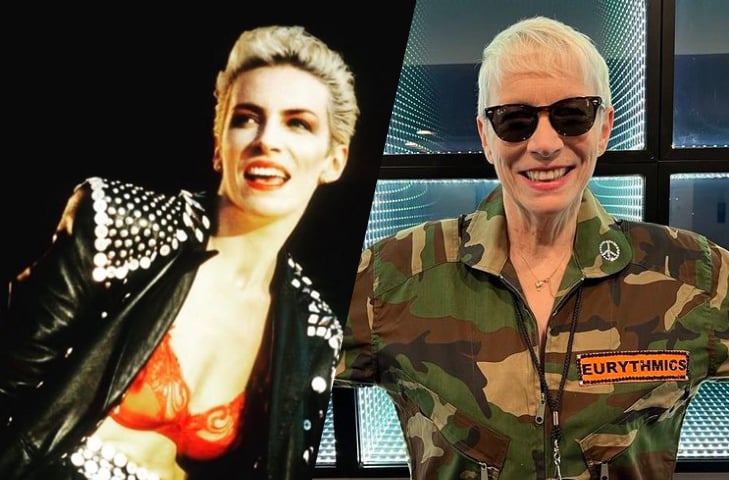 Annie Lennox (Cantora)- A cantora nasceu em 25/12/1954 na Escócia. Foi membro do Duo Eurythmics e produziu hits como 