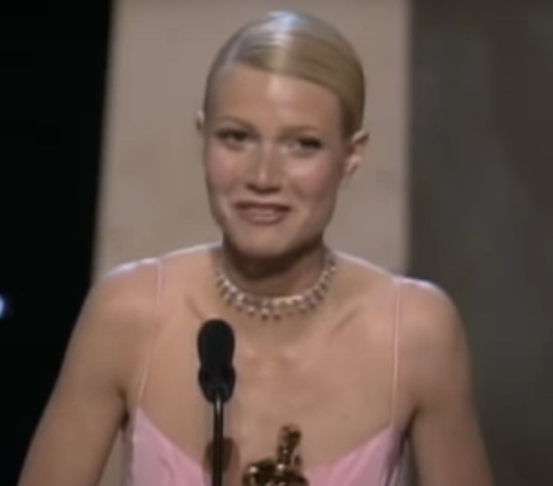 Atriz: Gwyneth Paltrow - Ano: 1999 - País: Estados Unidos - Filme em que atuou: Shakespeare Apaixonado - Categoria: Melhor Atriz