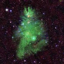 Nasa capta imagem de "árvore de Natal" formada por estrelas -  NASA