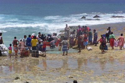 O arquipélago de Tuvalu deve desaparecer por causa da elevação do nível do mar. Essa situação já é conhecida há bastante tempo e, por isso, o governo planeja ações para proteger a população.  -  (crédito: Cesqld/Wikimedia Commons)