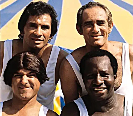 Os Trapalhões: O grupo formado por Didi, Dedé Santana, Mussum e Zacarias foi criado em meados dos anos 1960 e fez sucesso na TV até 1995. Nos cinemas, protagonizaram inúmeros filmes, como 