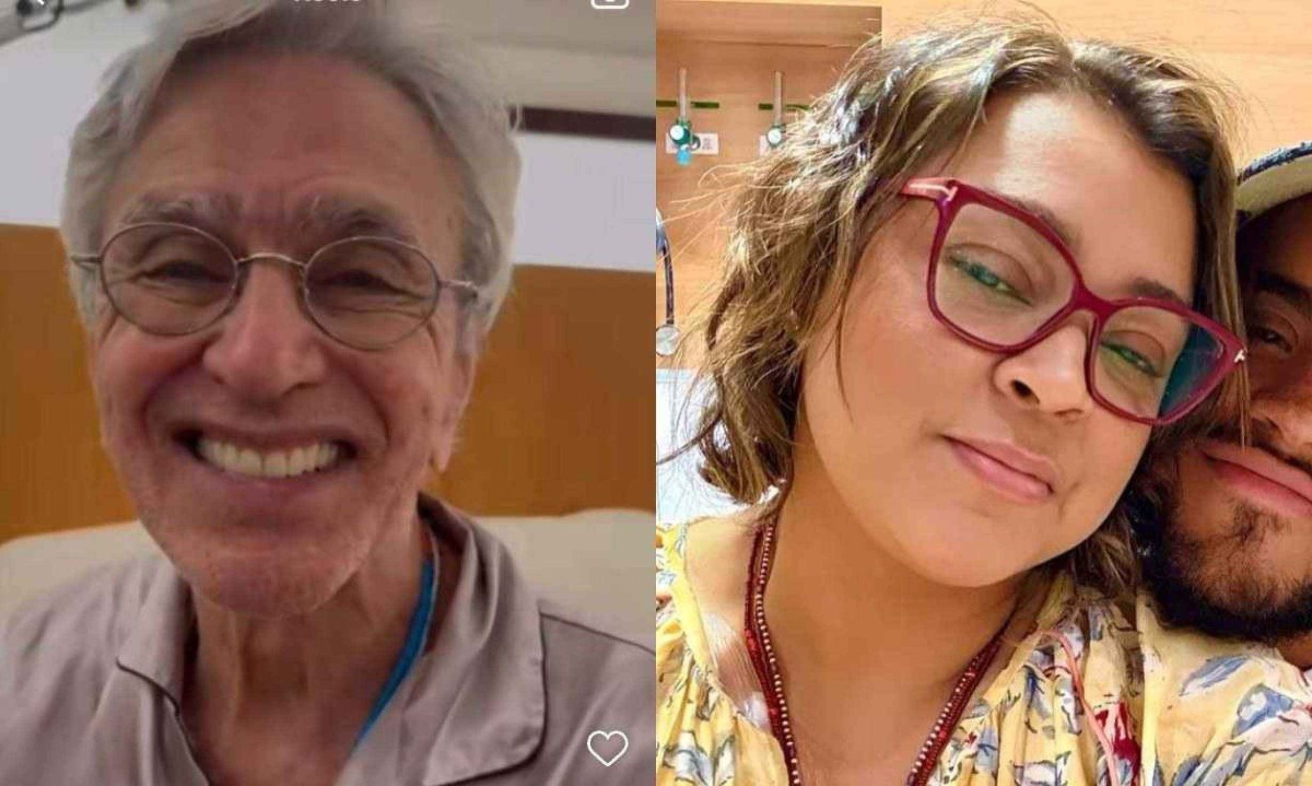 Caetano Veloso é tio de consideração de Preta Gil -  (crédito: Reprodução)