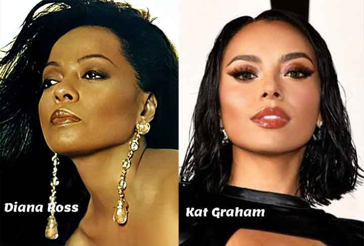 Kat Graham - Atriz famosa por trabalho na série “The Vampire Diaries”, interpreta a cantora Diana Ross no filme “Michael”.