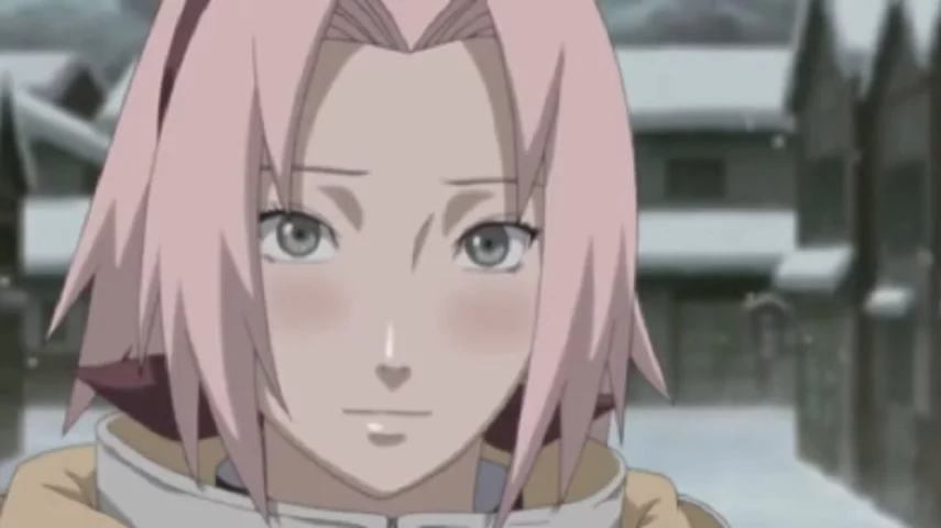 Personagem: Sakura, anime: Naruto - Difícil achar alguém que discorde que Sakura é extremamente forte, porém o anime acaba dando mais espaço para outros personagens e ela é subestimada em alguns momentos por ser alguém amorosa e que busca o amor de Sasuke. 