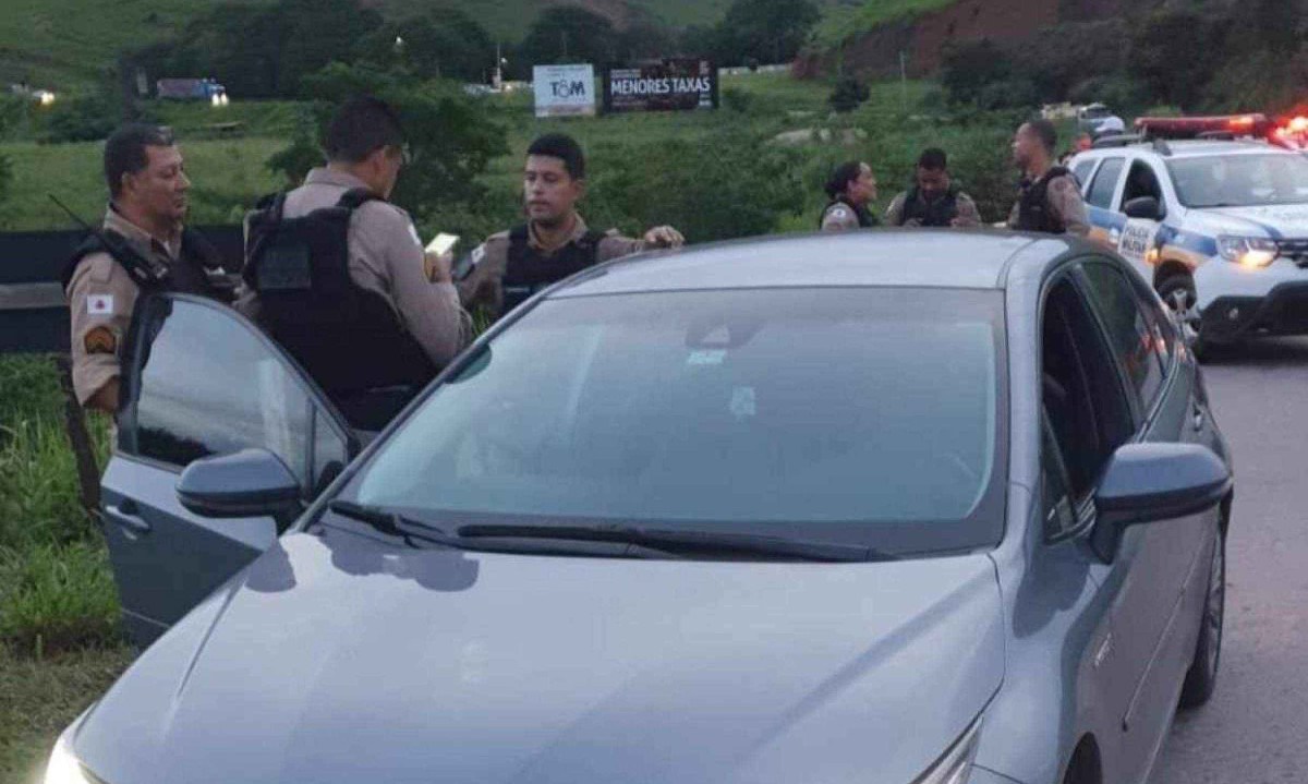 Homem foi preso por embriaguez ao volante e por feminicídio -  (crédito: PMRv/Divulgação)