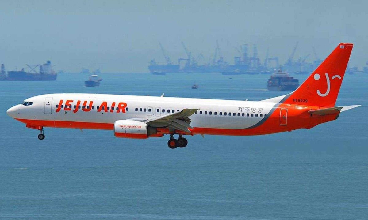 Boeing 737 da Jeju Air, aeronave igual á que se acidentou na Coreia do Sul -  (crédito: Aero Icarus/wikimedia commons)