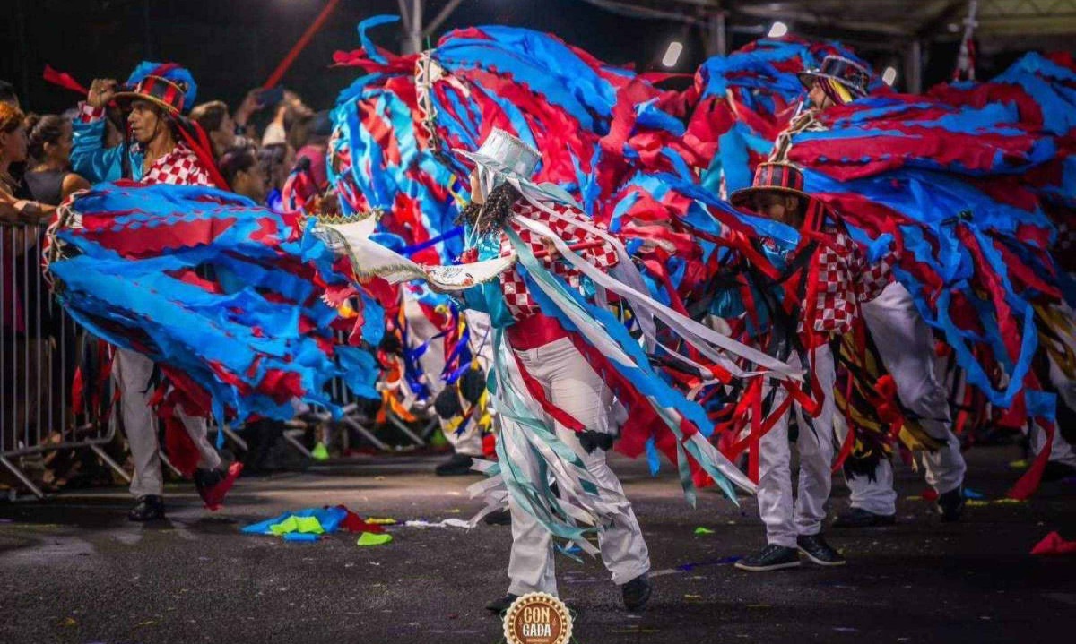  Os tradicionais desfiles da Congada e Mo&ccedil;ambique iniciaram na &uacute;ltima quinta-feira (26/12) -  (crédito: Prefeitura de São Sebastião do Paraíso/Divulgação)