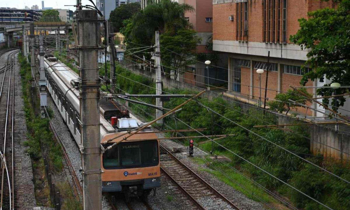 A Metrô BH, concessionária responsável pelo transporte, também informou que não haverá baldeação -  (crédito: Leandro Couri/EM/D.A.Press. Brasil. MG.Belo Horizonte)