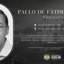 Vice-prefeito eleito em Serro morre dois dias antes da posse - Reprodução/Redes sociais