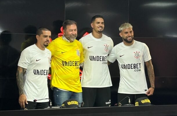 Polêmica com a patrocinadora VaideBet começa a interferir no dia a dia do clube. Corinthians começa a ser investigado por ter usado uma ''laranja'' para acertar o acordo com a casa de apostas. - Foto: Divulgação/Corinthians