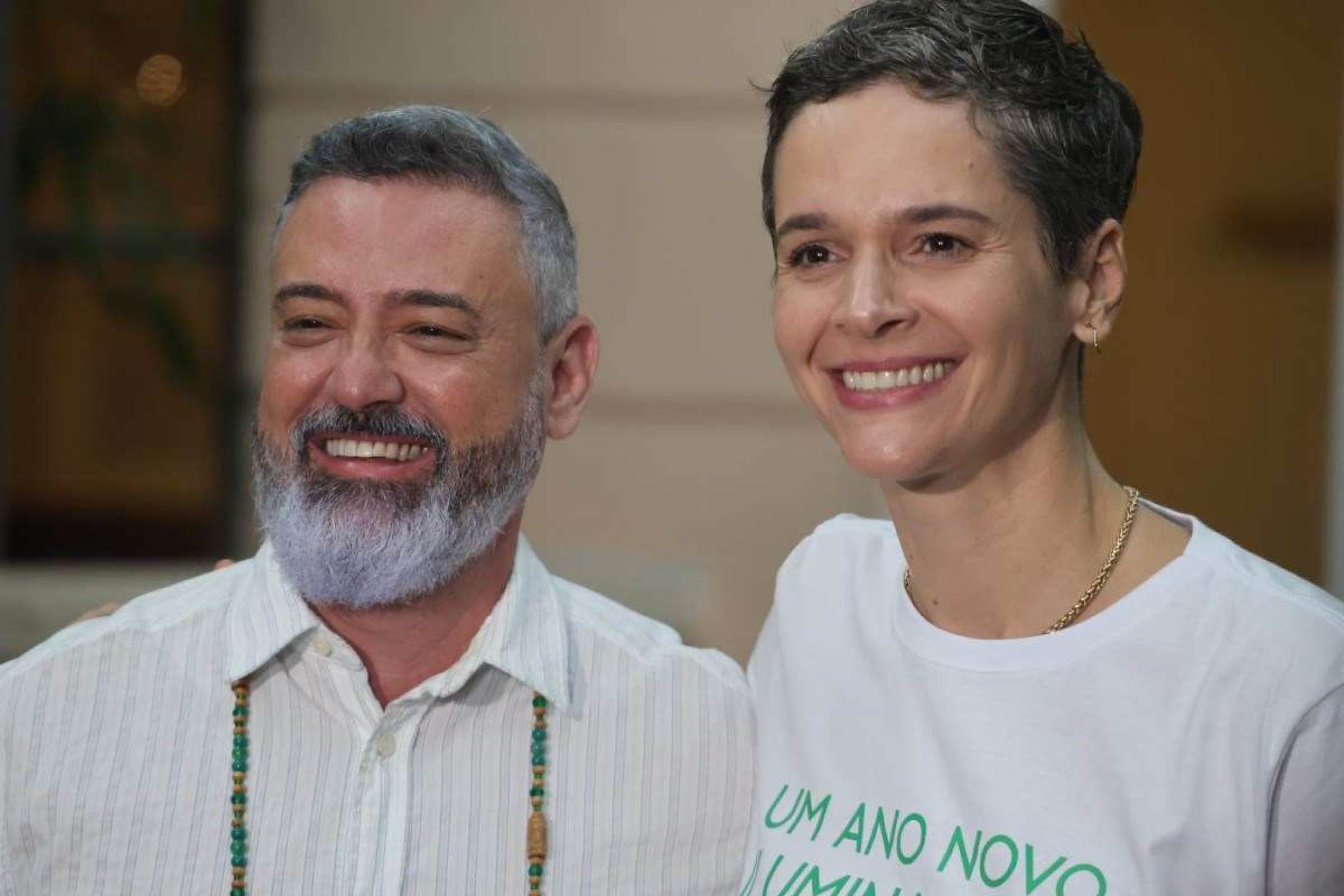 Leônidas Oliveira, secretário de Cultura e Turismo de Minas Gerais, e Hannah Drumond, gerente de comunicação da Cemig