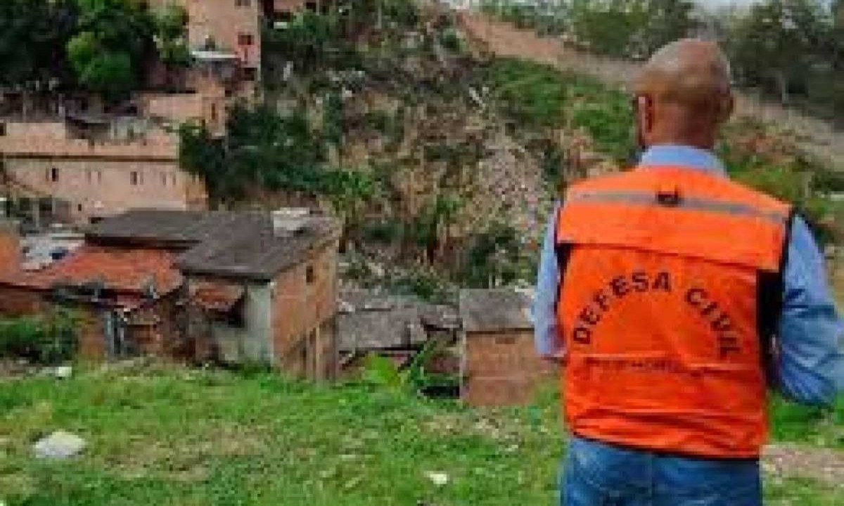 Queda de árvore interdita casas e deixa famílias desalojadas em BH -  (crédito: Defesa Civil/Divulgação)