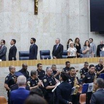 Ricardo Nunes toma posse para novo mandato à frente da Prefeitura de SP - TV CAMARA/Divulgação