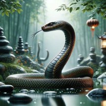 Na China, 2025 é o ano de 4723: Ano da Serpente - Imagem de Stanley QUAH por Pixabay