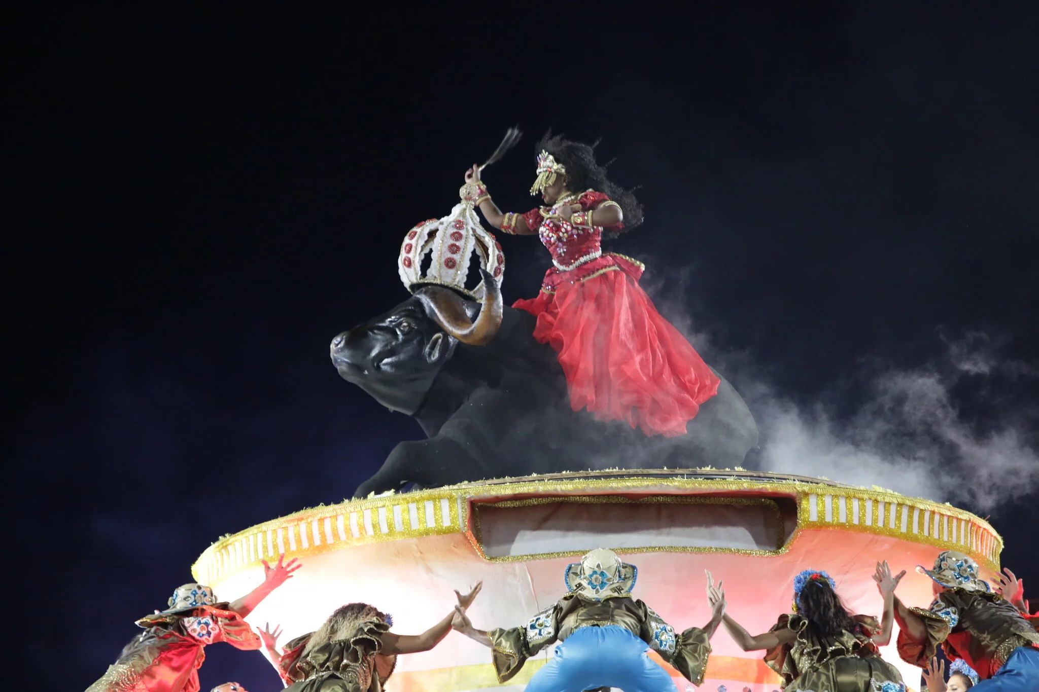 No carnaval de 2023, a Paraíso do Tuiuti trouxe a figura do Búfalo na Ilha de Marajó como enredo, desenvolvido pelos carnavalescos Rosa Magalhães e João Vitor Araújo. A escola da zona norte do Rio de Janeiro ficou com a oitava colocação. 