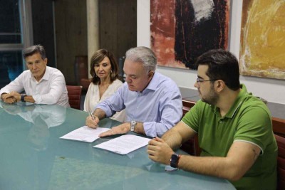 Esse foi o primeiro projeto do prefeito empossado nesta semana -  (crédito: Valter de Paula/Secom/PMU)