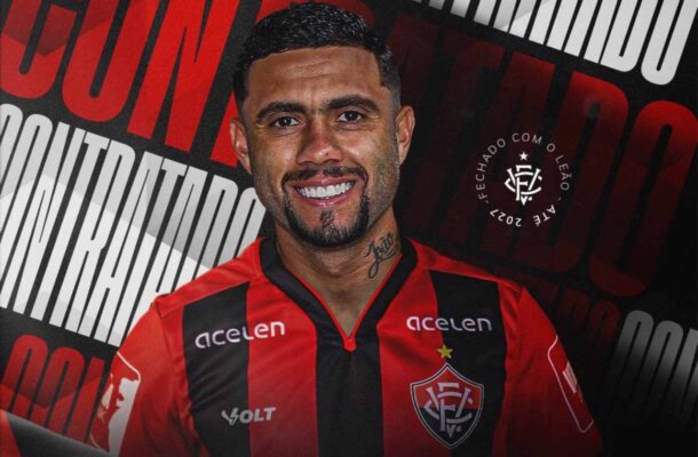 Vitória anuncia a contratação de Wellington Rato, junto ao São Paulo