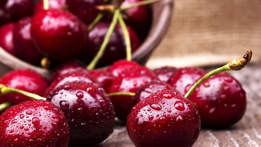 6. Wi?nia nadwi?lanka: É uma cereja cultivada tanto para consumo direto quanto para fins de processamento nas voivodias de Mazowieckie, ?wi?tokrzyskie e Lubelskie, na Polônia, desde o século XX. Elas são das cerejeiras sokówka , a palavra refere-se à palavra polonesa para suco, sok , e as cerejas são usadas principalmente para fazer sucos de frutas.