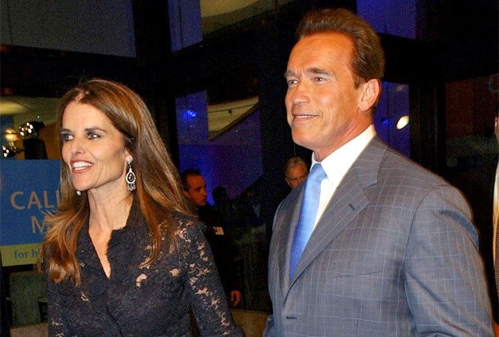 Os quatro herdeiros do casamento com Maria Shriver (foto) nÃ£o reagiram de maneira positiva Ã  infidelidade do pai. Assim, o filho bastardo tem uma certa dificuldade de integraÃ§Ã£o com os irmÃ£os 