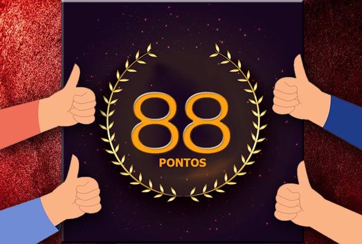 O vinho alcançou 88 pontos numa escala máxima de 100 pontos. E os jurados ainda fizeram um elogio: 