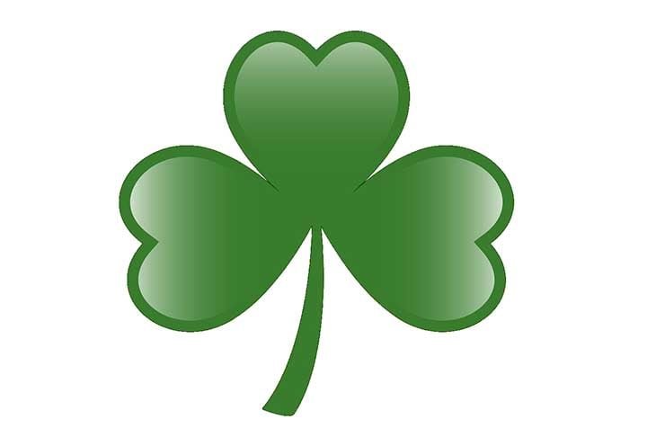 Trevo: Na mitologia celta, o trevo é um símbolo sagrado. Os druidas, os sacerdotes e conselheiros dos celtas acreditavam que o trevo de quatro folhas era um sinal de boa sorte. Para eles, cada folha representava um aspecto da vida: fé, esperança, amor e sorte.