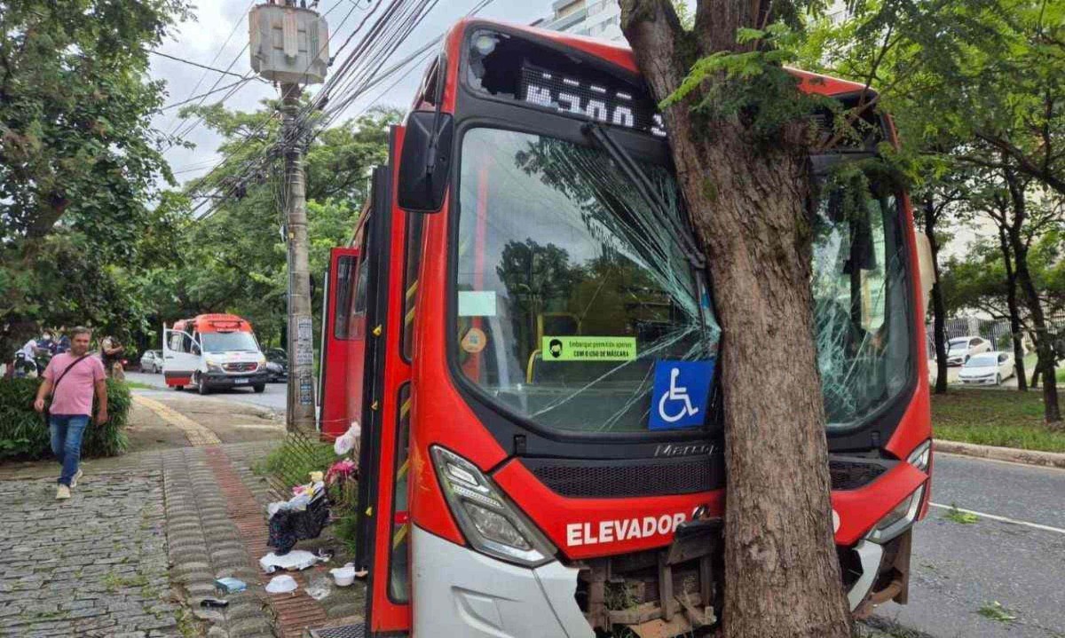 Motorista relatou que tentou desviar de veículo parado, mas o freio não funcionou -  (crédito: Jair Amaral/EM/D.A Press)