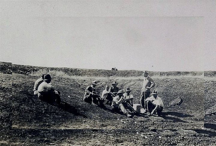 Os proprietários dessas terras eram em boa parte soldados veteranos da Primeira Guerra Mundial que foram incentivados pelo governo a plantar trigo na região. 