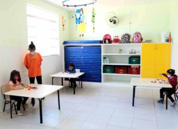 Em Belo Horizonte há 80.430 alunos estão matriculados na educação infantil na rede pública e em creches credenciadas -  (crédito: Jair Amaral/EM/D.A Pres – 3/5/21)