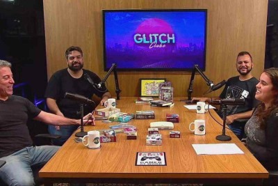 Podcast Glitch Clube entrevista o designer de jogos analógicos Eurico Cunha e o criador de conteúdo Lucas Criscoullo -  (crédito: Otávio Rangel/EM/DA/Press)