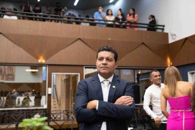 Vereador Leonardo Ângelo é alvo de uma ação que pede a cassação do seu mandato -  (crédito: Abraão Bruck/CMBH)