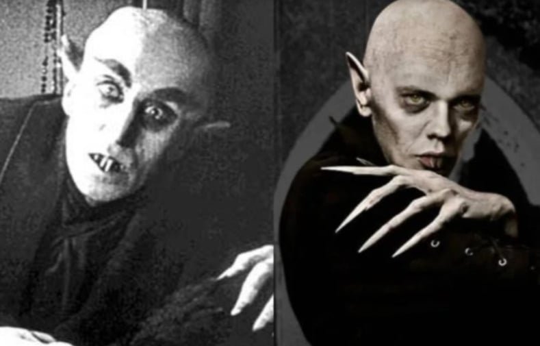 O filme original, de 1922, é de Friedrich Wilhelm Murnau, cineasta alemão do movimento expressionista. “Nosferatu” foi um precursor dos filmes de vampiro, uma adaptação de “Drácula” (1897), do escritor irlandês Bram Stoker. 
