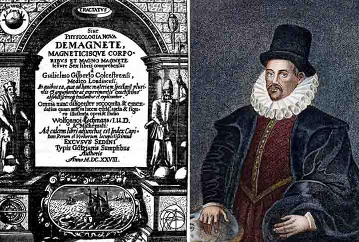 William Gilbert foi um mÃ©dico e cientista inglÃªs que, em 1600, escreveu o livro De Magnete. Ele foi o primeiro a sugerir que a Terra Ã© um grande Ã­mÃ£ e fez muitas contribuiÃ§Ãµes para a compreensÃ£o do magnetismo.