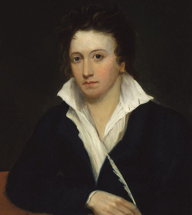Uma curiosidade: somente em 1823, na segunda edição, a autora Mary Shelley conseguiu publicar o livro em seu nome, pois muitos acreditavam que o escritor era seu marido, Percy Shelley (foto).