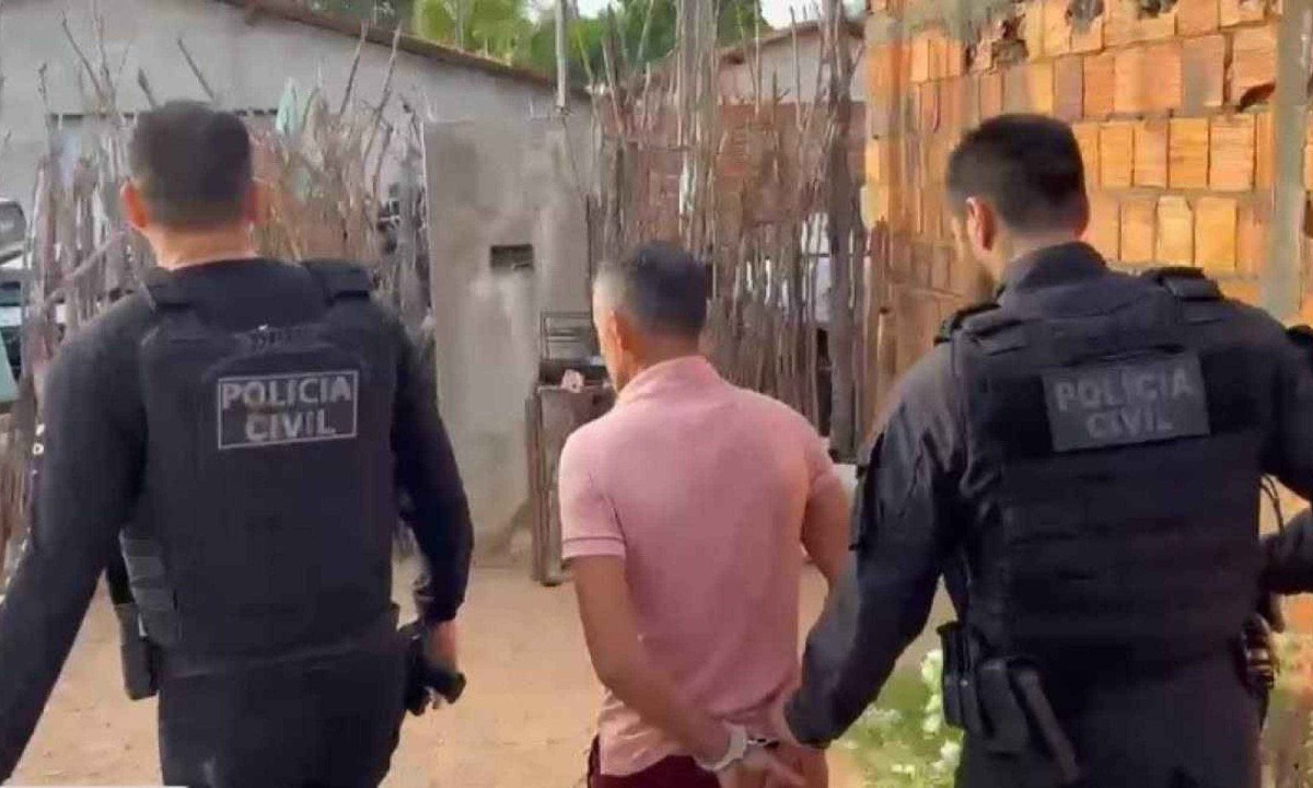 Ele disse que é inocente e afirmou que 'Deus vai mostrar o culpado'

 -  (crédito: Reprodução/Polícia Civil do Piauí)