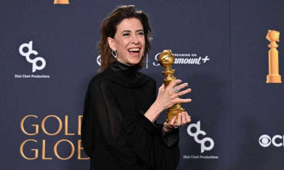 Fernanda Torres levou o Globo de Ouro de Melhor Atriz de Drama -  (crédito: AFP)