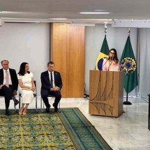 Arte e liberdade são inseparáveis, diz Janja em entrega de obras restauradas - Ed Alves / CB/DaPress