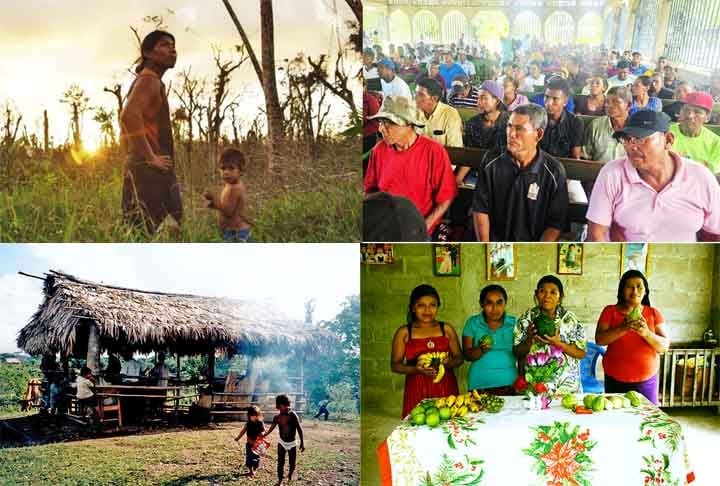 Nicarágua: Povos como Miskito, Mayagna e Rama estão presentes, especialmente na região da Costa Caribe. Eles possuem línguas próprias e costumes distintos, vivendo em áreas relativamente autônomas. Suas tradições enfrentam pressão devido à modernização e exploração de recursos naturais.