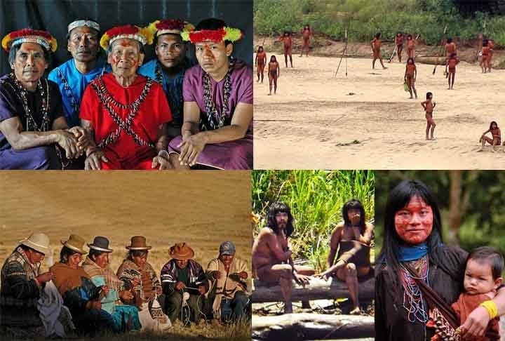 Peru: Abriga povos andinos, como Quechua e Aymara, e amazônicos, como Asháninka e Shipibo. Muitos vivem em condições vulneráveis devido à perda de territórios para indústrias como a de mineração. No entanto, as culturas indígenas permanecem centrais para a identidade nacional.
