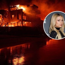 Mansão de Paris Hilton é destruída em incêndios na Califórnia - AGUSTIN PAULLIER/AFP GETTY IMAGES, HARMONY GERBER/GETTY IMAGES