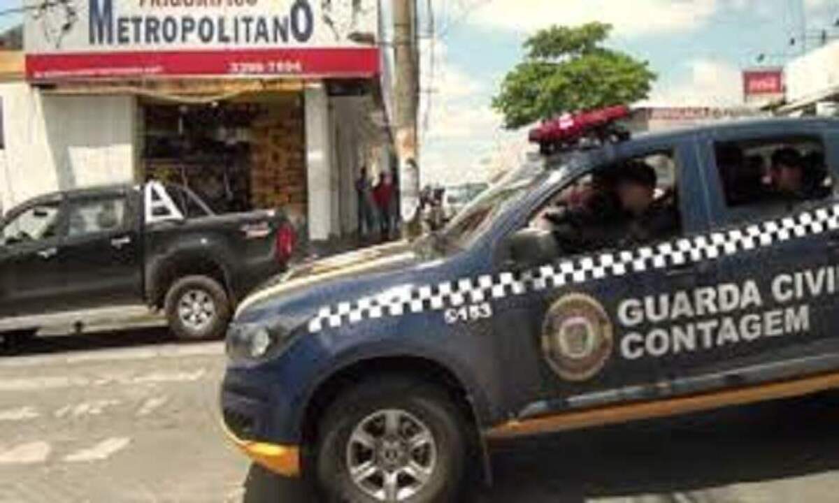 Guarda Municipal de Contagem atendeu a ocorr&ecirc;ncia e registrou na 1&ordf; Delegacia de Contagem  -  (crédito: You tube)